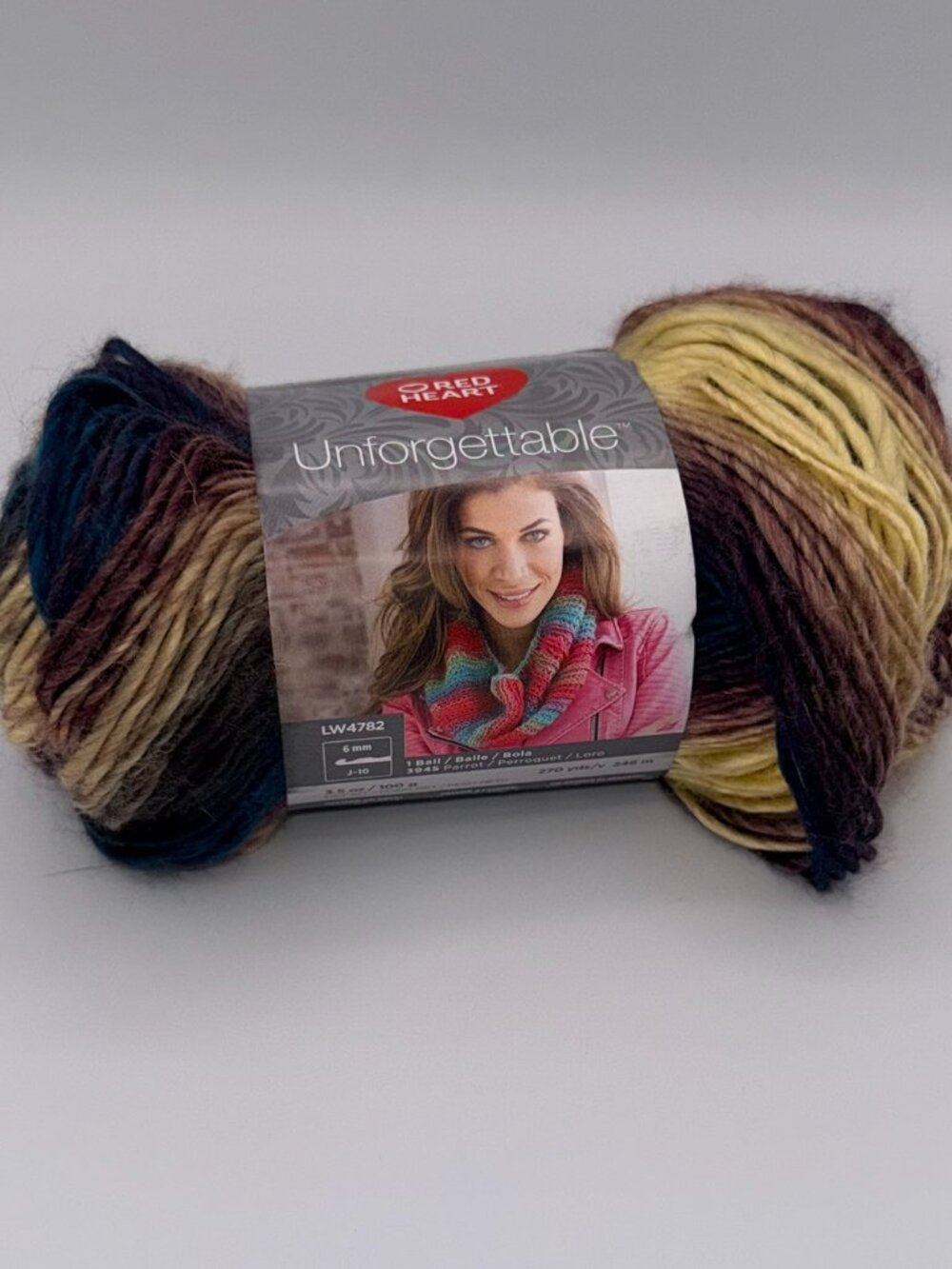 Red Heart Unforgettable Yarn – Multicolor Gradient Crochet & Knit Yarn